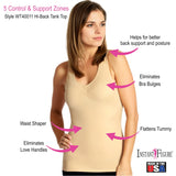 InstantFigure Shirred Shapewear Tank