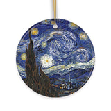 Starry Night Ceramic Ornament