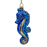 Seahorse Glass Ornament