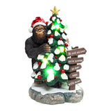 Bigfoot Christmas Tree With LED Lights Figurine