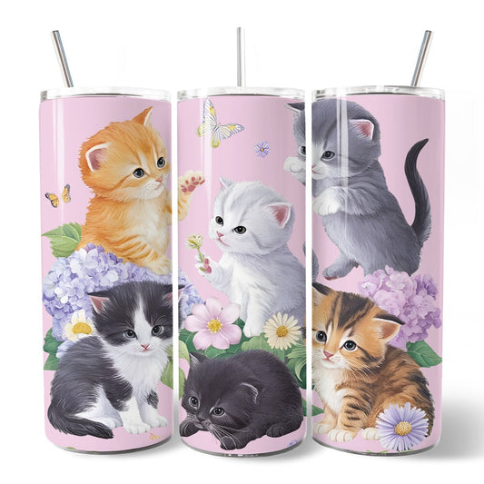 Wildflower Kittens 20oz Tumbler