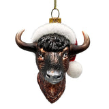 Buffalo Glass Ornament