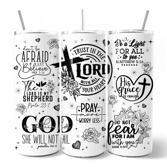 Cross Bible Verses 20oz Tumbler