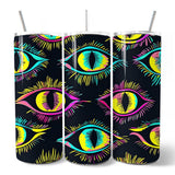 Neon Eye Print 20oz Tumbler