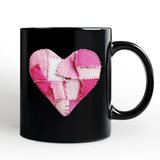 Patchwork Heart Valentine Mug