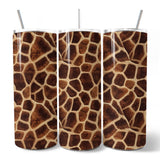 Safari Giraffe Print 20oz Tumbler