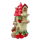 Solar Powered Strawberry Fairy Home Figurine