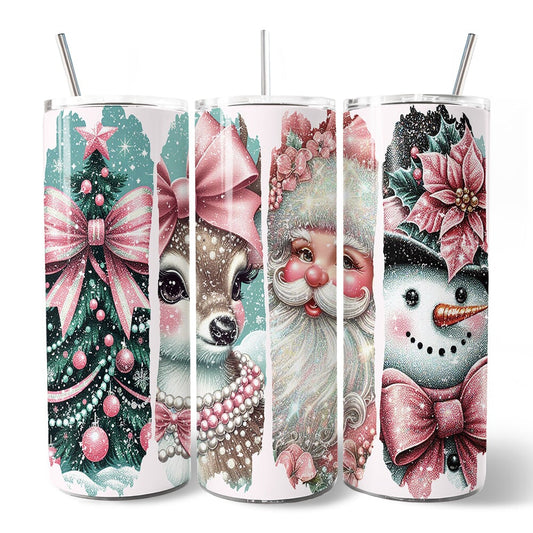 Festive Christmas 20oz Tumbler