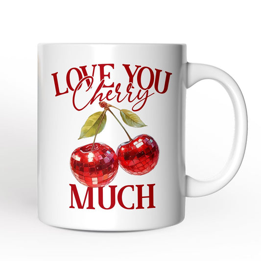 Love You Cherry Much Ceramic Mug