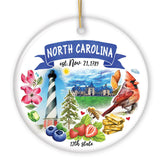 North Carolina State Ornament