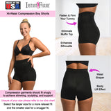 InstantFigure High Waist Compression Shorts