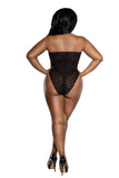 Dreamgirl Leopard Mesh Teddy