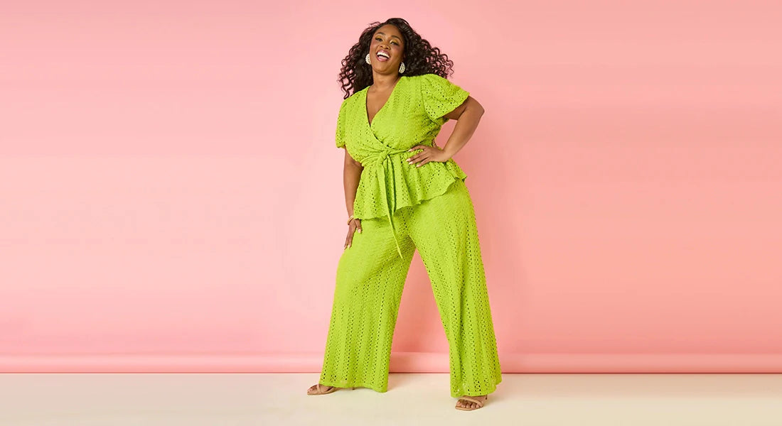 How to Style Wide-Leg Pants as a Plus-Size Mature Woman