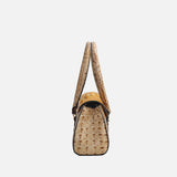 Liviana Two Tone Croc Effect Shoulder Bag