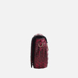 Amalia Croc Effect Crossbody Bag