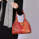 Ava Gradient Croc Tote Bag