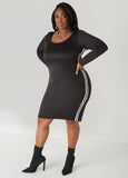 Striped Bodycon Dress