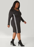 Striped Bodycon Dress