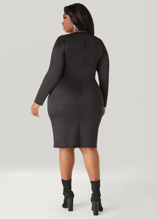 Striped Bodycon Dress