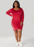 Striped Bodycon Dress