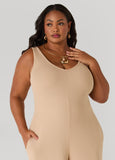 Ribbed Wide Leg Jumpsuit