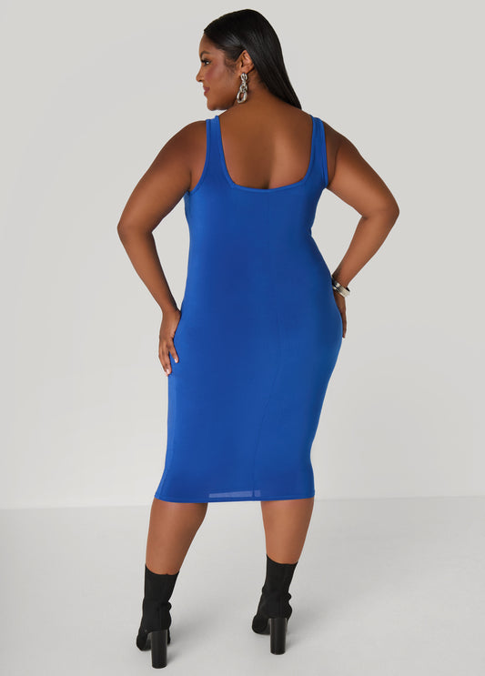 Square Neck Midi Tank Dress
