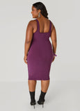 Square Neck Bodycon Tank Dress
