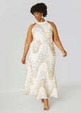 Sequined Velvet Gown