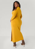 Cold Shoulder Maxi Dress