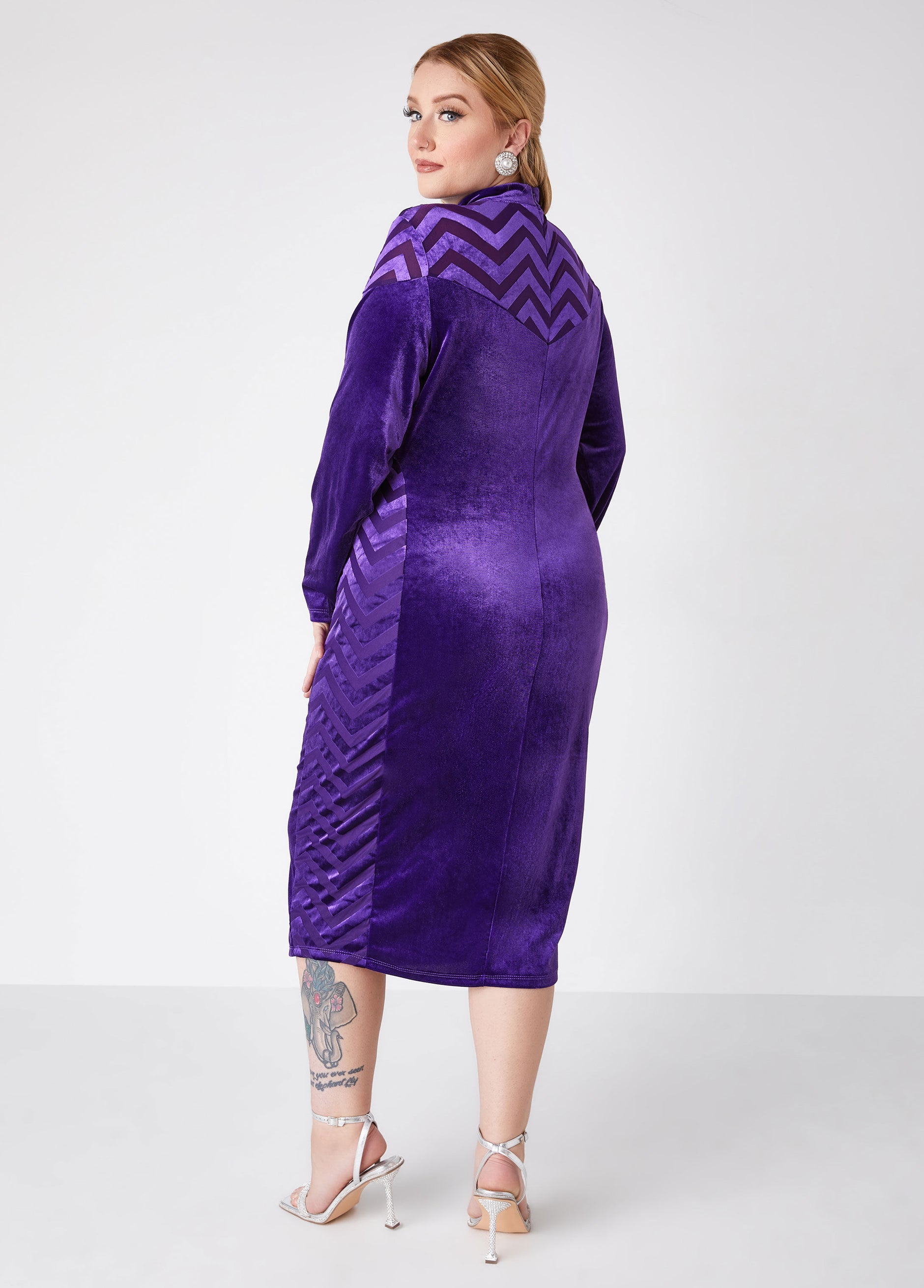 Plus Size holiday velvet bodycon dress plus size trendy party dress – Ashley  Stewart