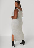Marled Maxi Tank Dress