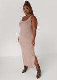 Marled Maxi Tank Dress