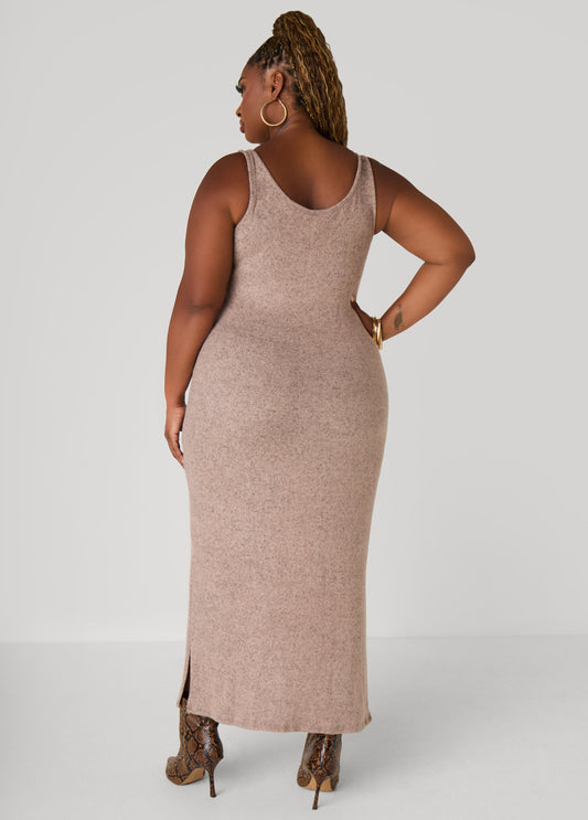 Marled Maxi Tank Dress