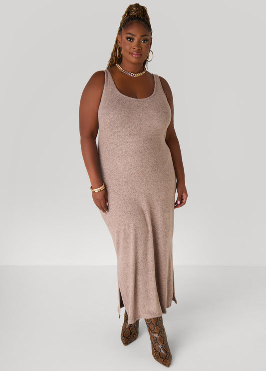Marled Maxi Tank Dress