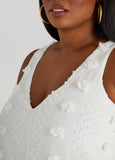 Pompom Gauze Maxi Dress