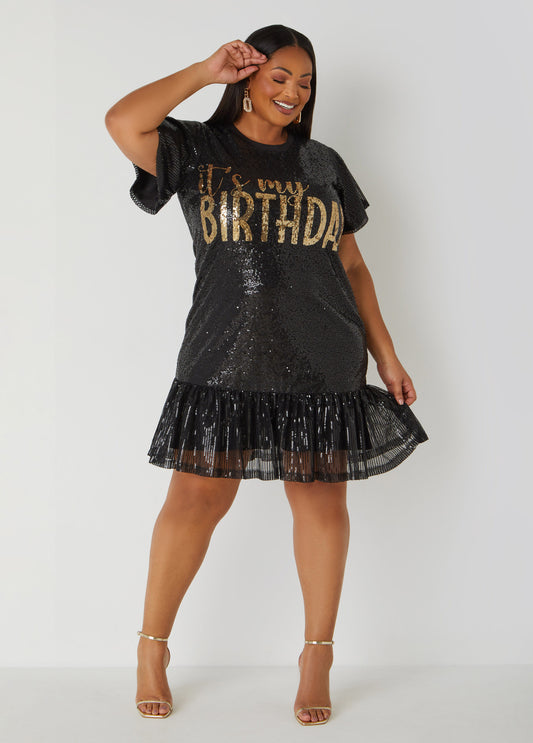 It's My Birthday Sequin Dress