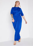Knotted Straight Leg Jumpsuit