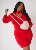 Heart Cutout Bodycon Dress