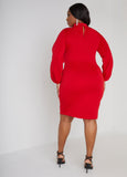 Heart Cutout Bodycon Dress