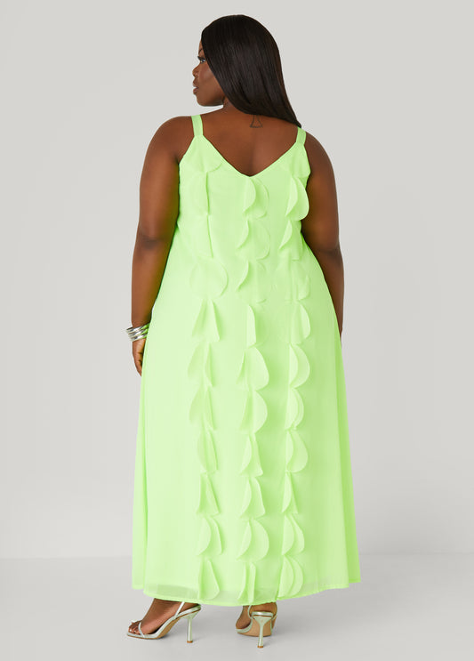 Appliqued Maxi Dress