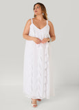 Appliqued Maxi Dress