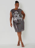 Plus Size It's My Birthday Dress