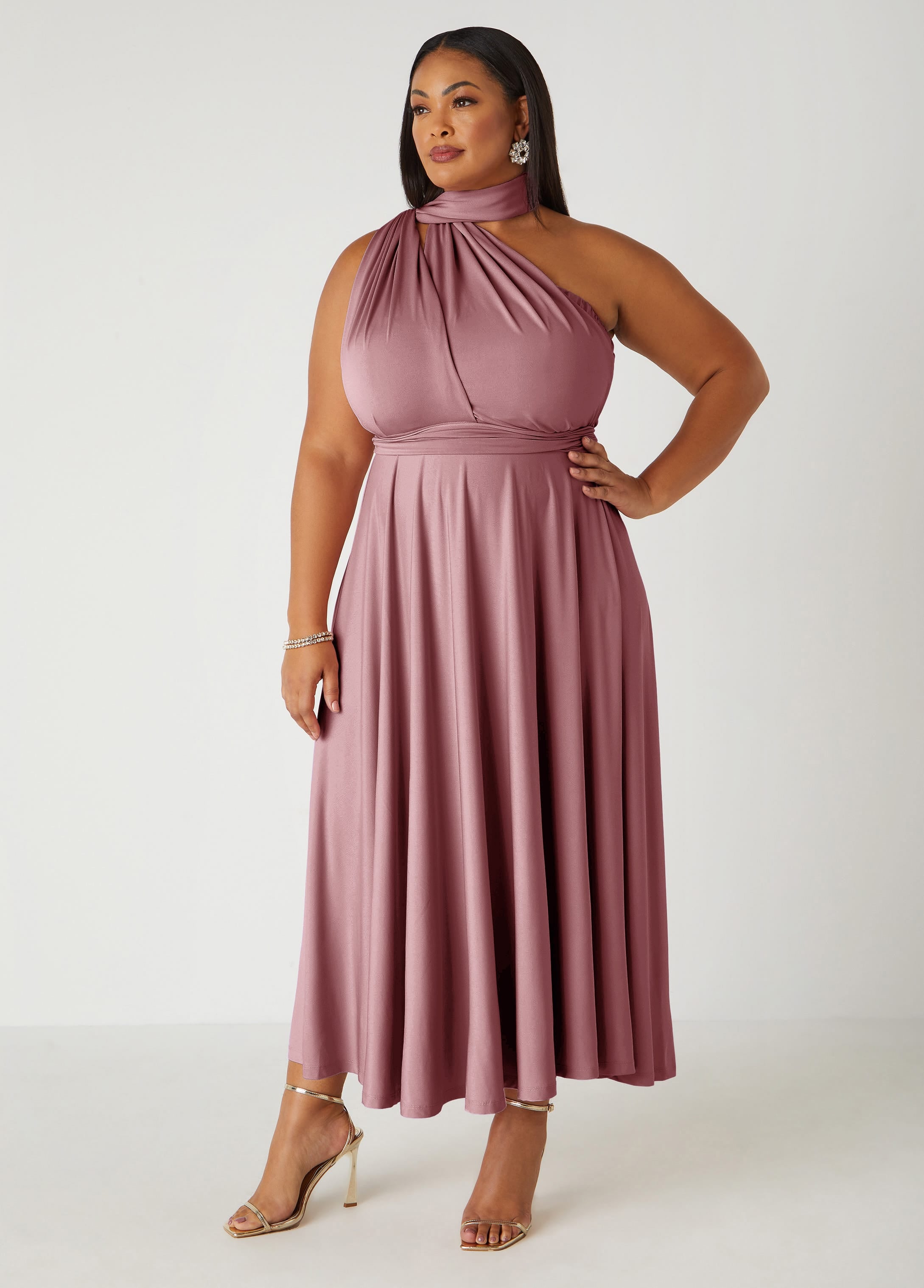 Convertible Multi Way Maxi Dress – Ashley Stewart