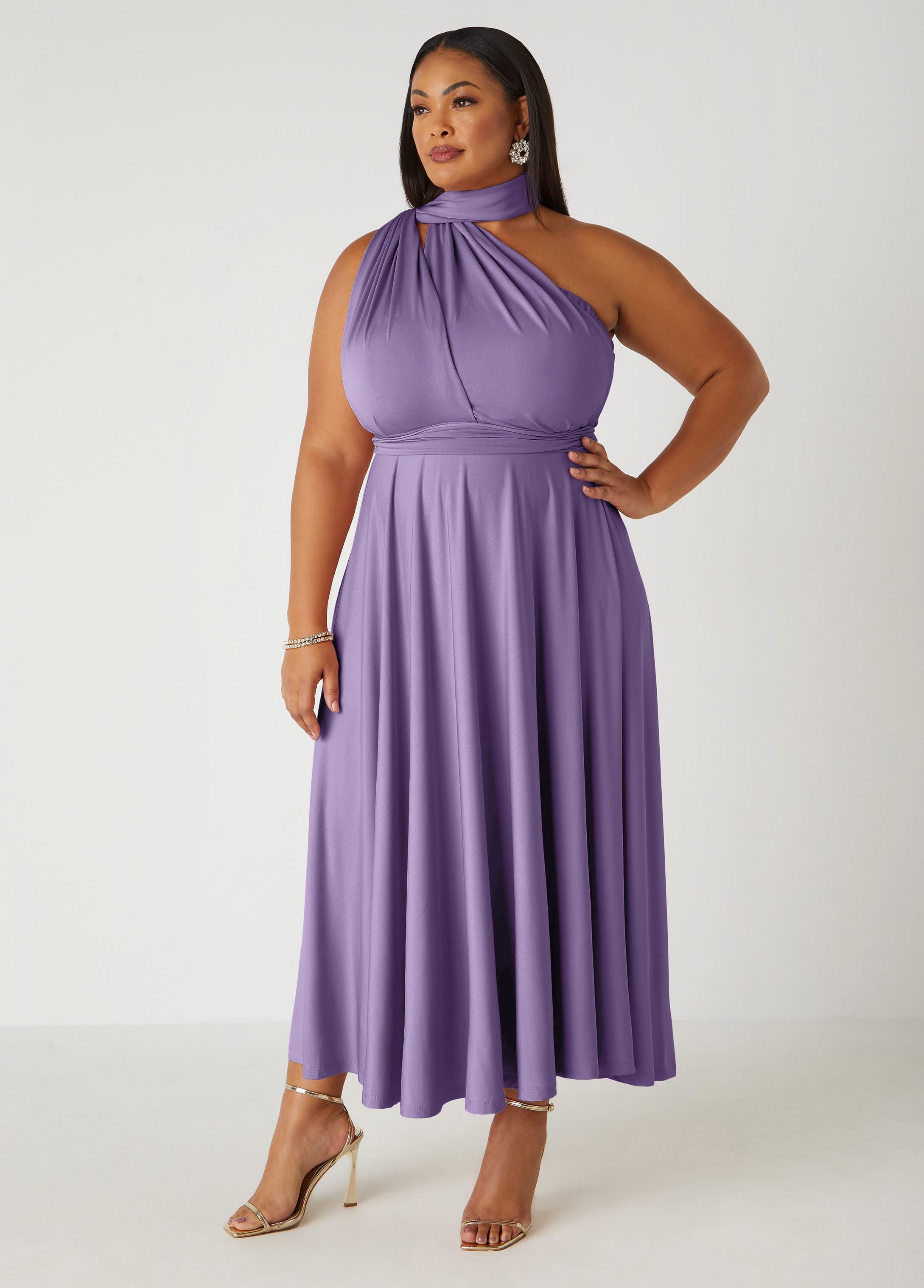 Multi Way Convertible Maxi Dress – Ashley Stewart