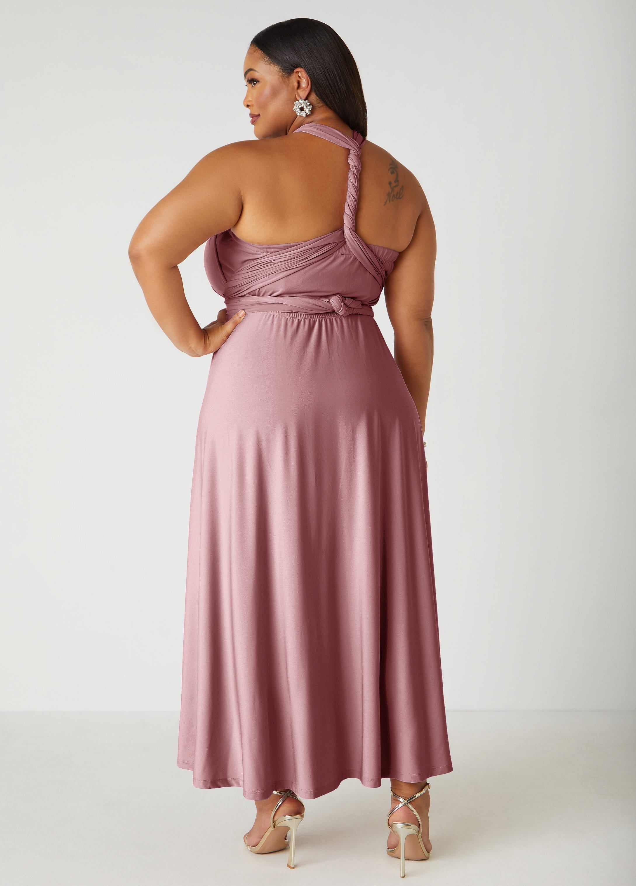 Convertible Multi Way Maxi Dress – Ashley Stewart
