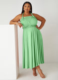 Plus Size Maxi Dress Green Infinity Dress Multi Way Dress