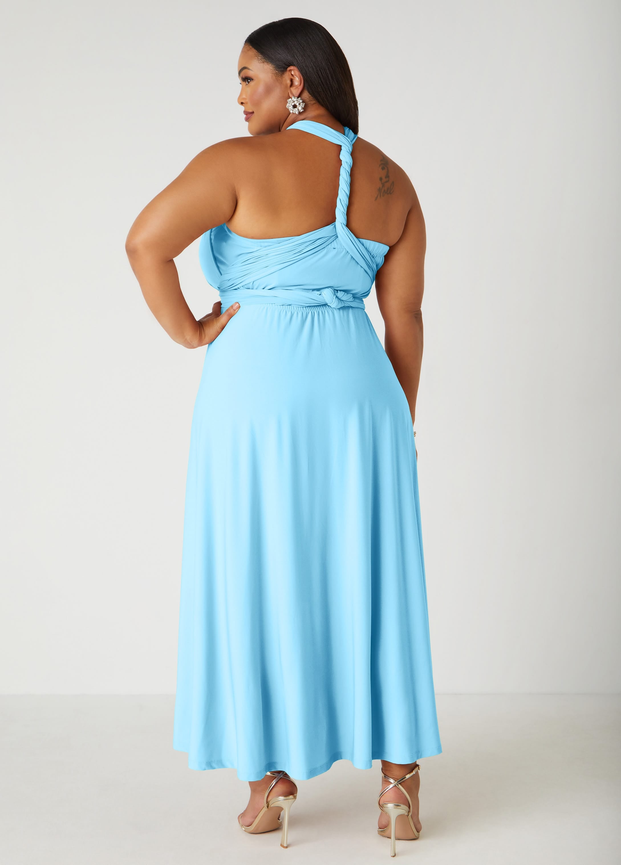 Multi Way Maxi Convertible Dress – Ashley Stewart