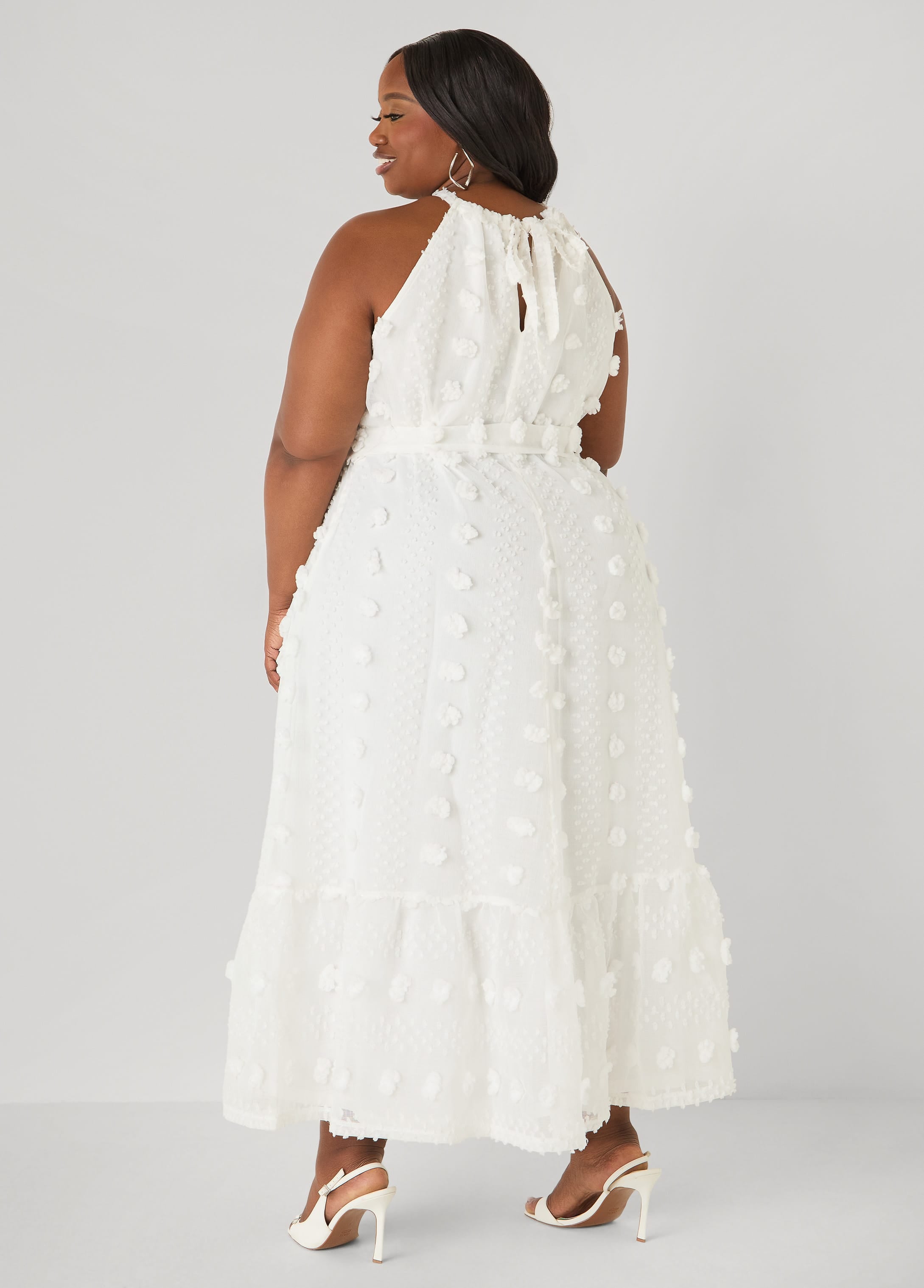 xxs maxi dress Waimea W Braided Straps-Waimea this lace maxi dress exudes sophistication and luxury Plus Size Pompom Gauze Maxi