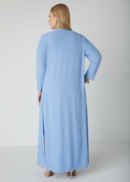 Textured Knit Duster