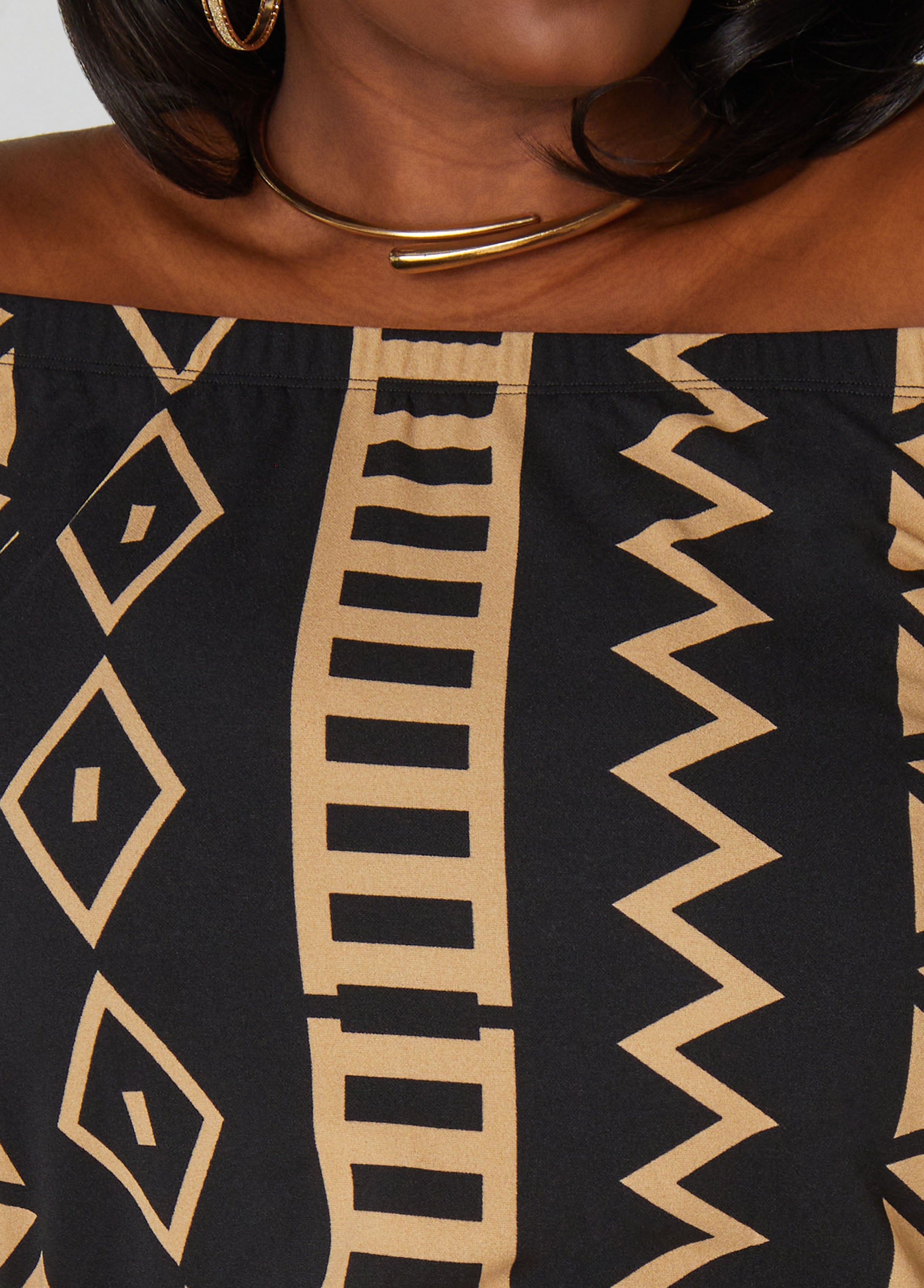 Plus Size Date Night Tribal Jumpsuit Plus Size Joggers Jumpsuit